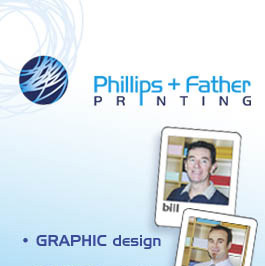 Welcome to Phillips & Father Printing - Premium high quality Offset & Digital Printing , Graphic Design & Illustrating, A3 Flatbed and OCR Scanning, Perfect Binding, Trade Finishing, Short Run Tee-Shirt Printing, 